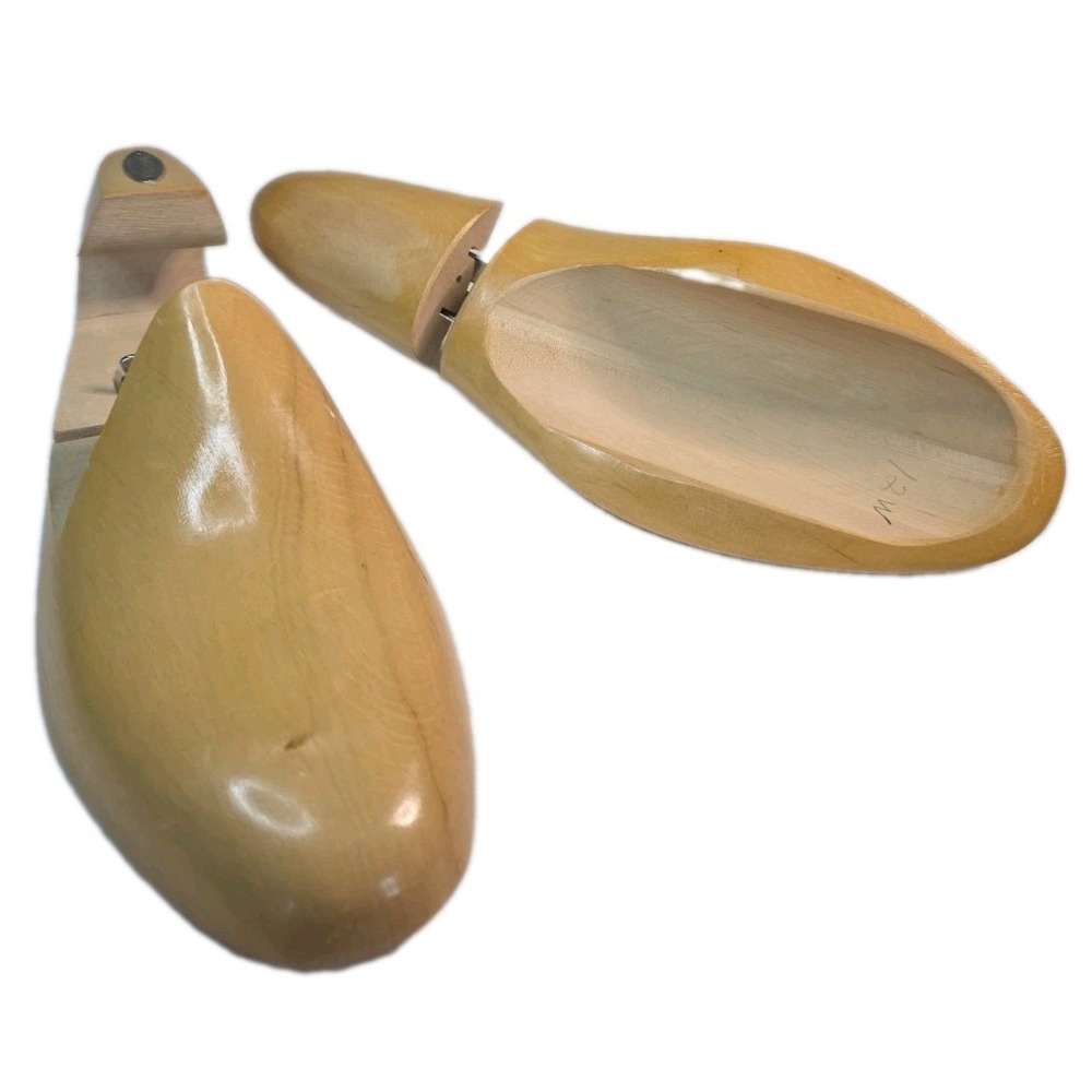 Vintage Church's English Shoes Wooden Shoe Trees SIZE 12 - D. Mackay NY Hardware